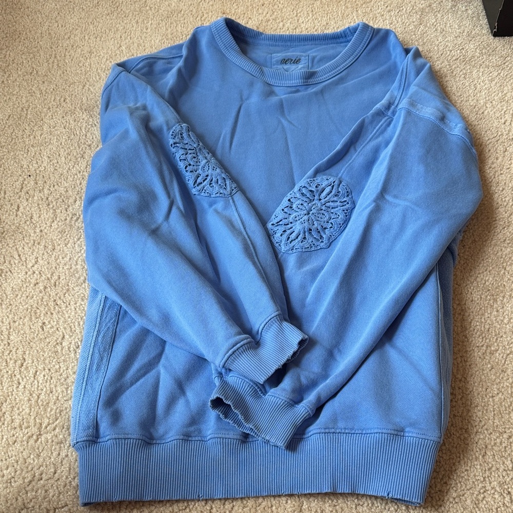 Aerie Blue Sweatshirt L
